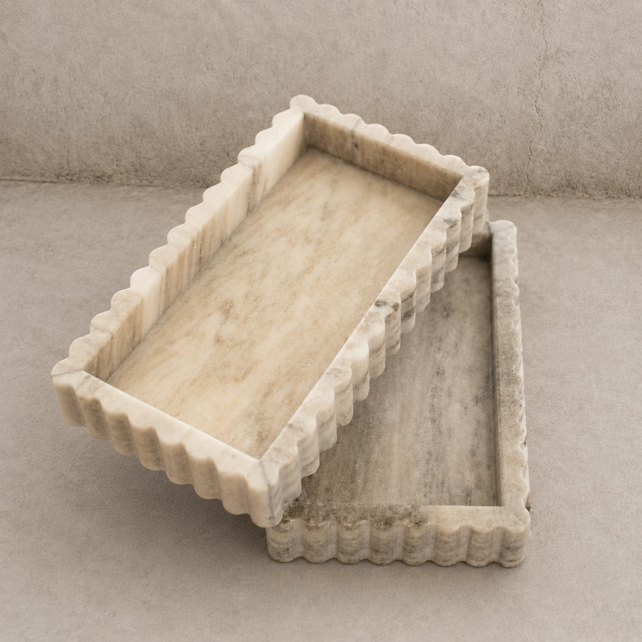 Beige Marble Tray