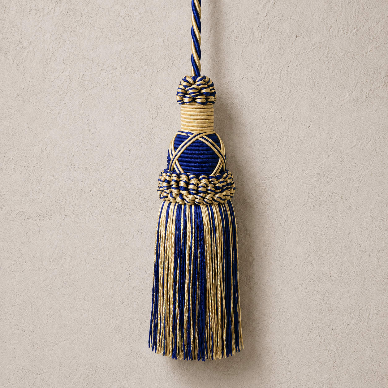 Vintage Tassel- Royal Blue & Gold