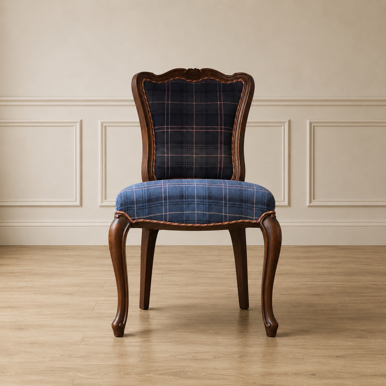 French Provincial Louis XV Side Chair (4 Available)