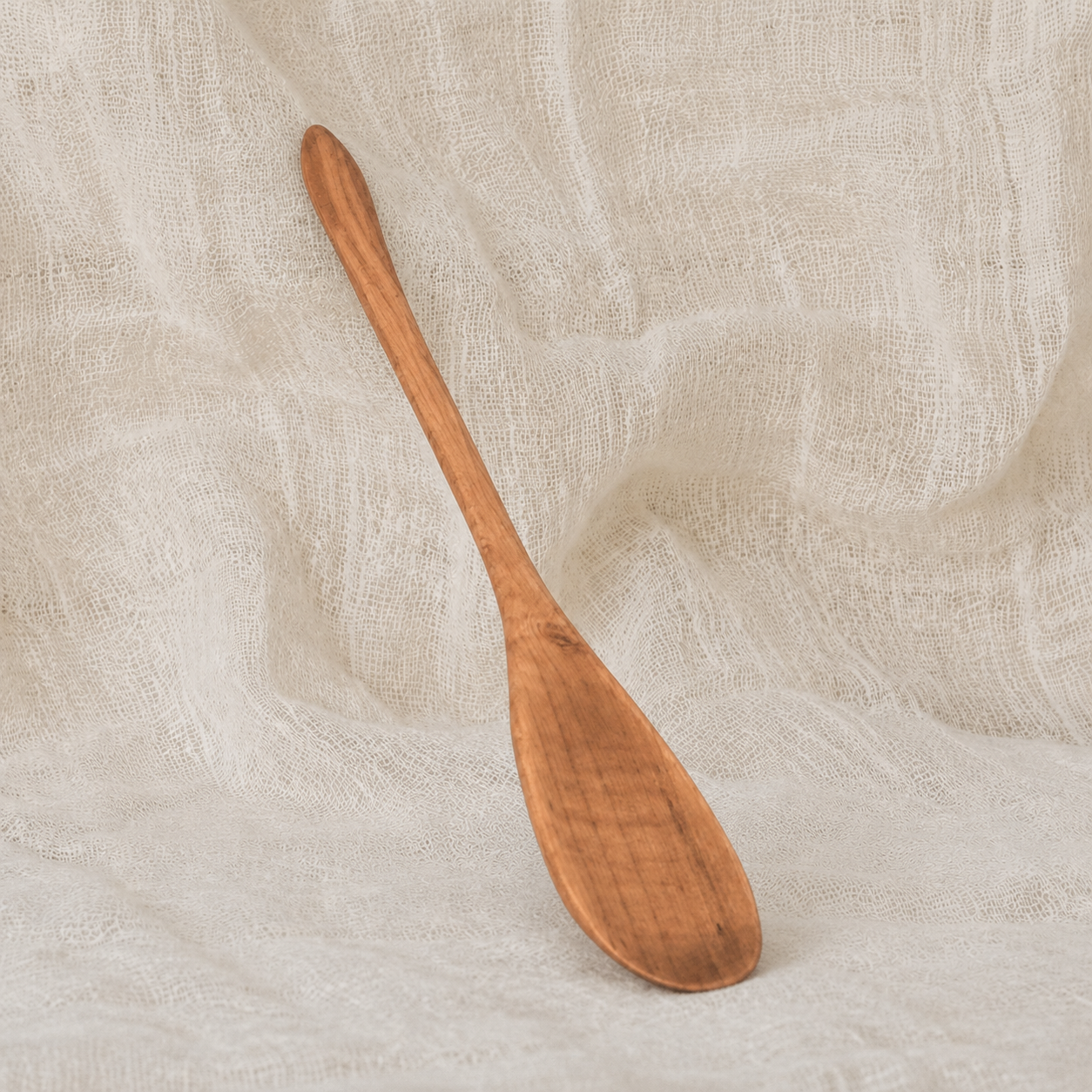 Large Oval Spoon - Tiger Maple
