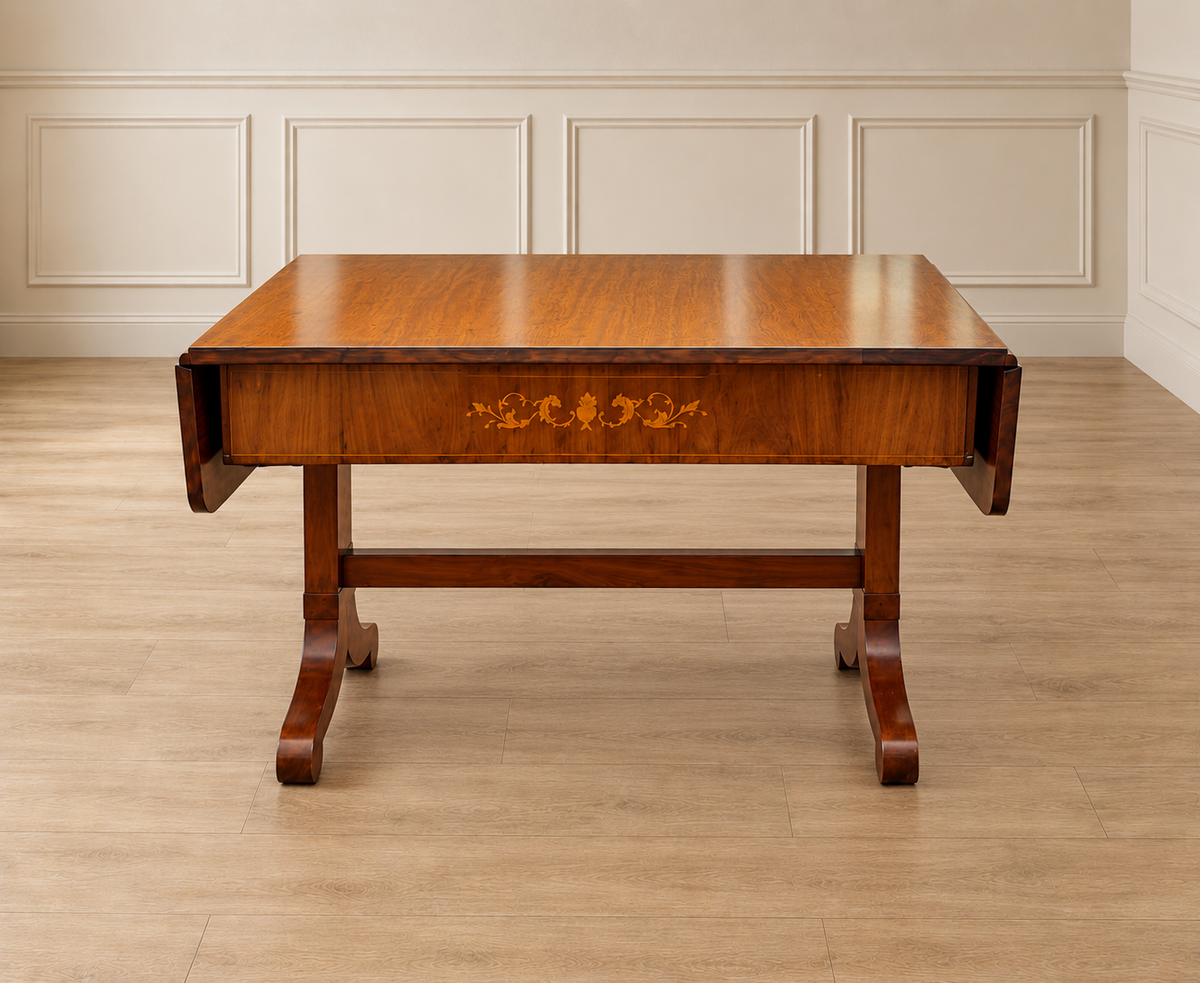 Vintage Regency Mahogany Drop-Leaf Pembroke Table