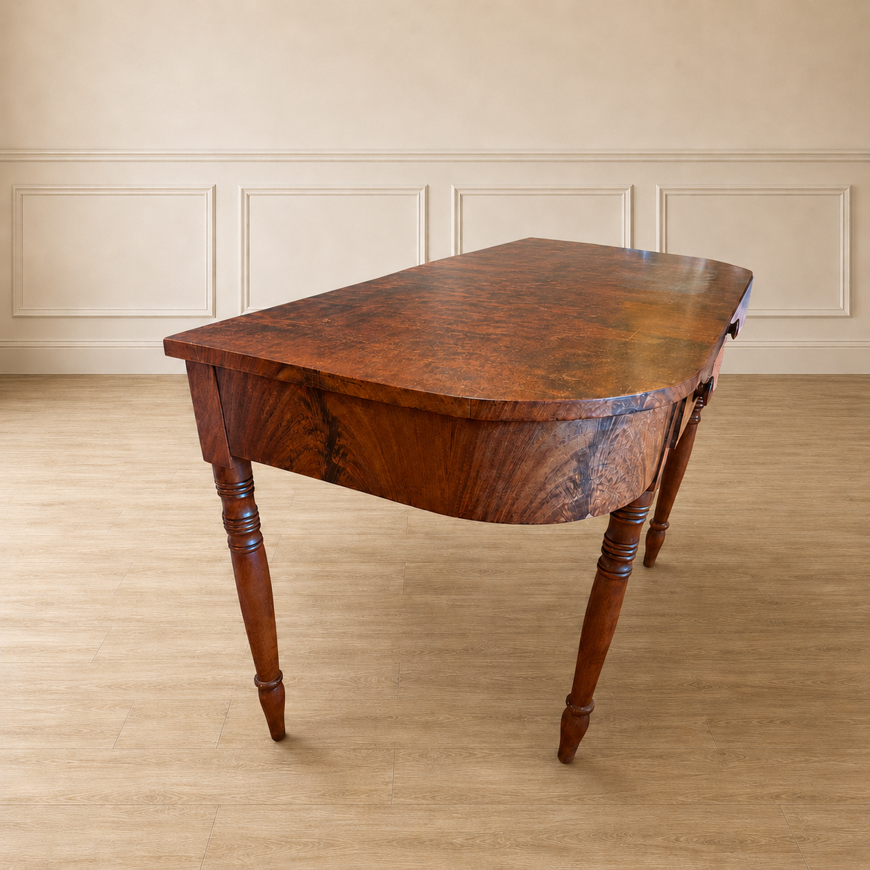 Walnut Single Drawer Desk