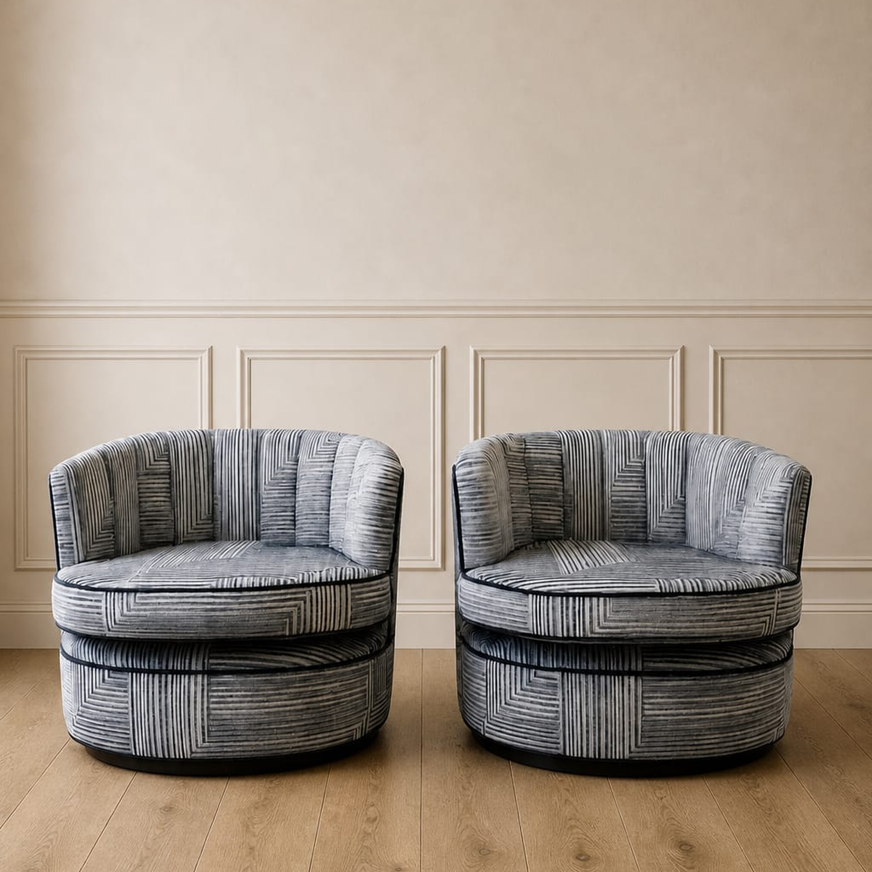 Blue Swivel Chairs