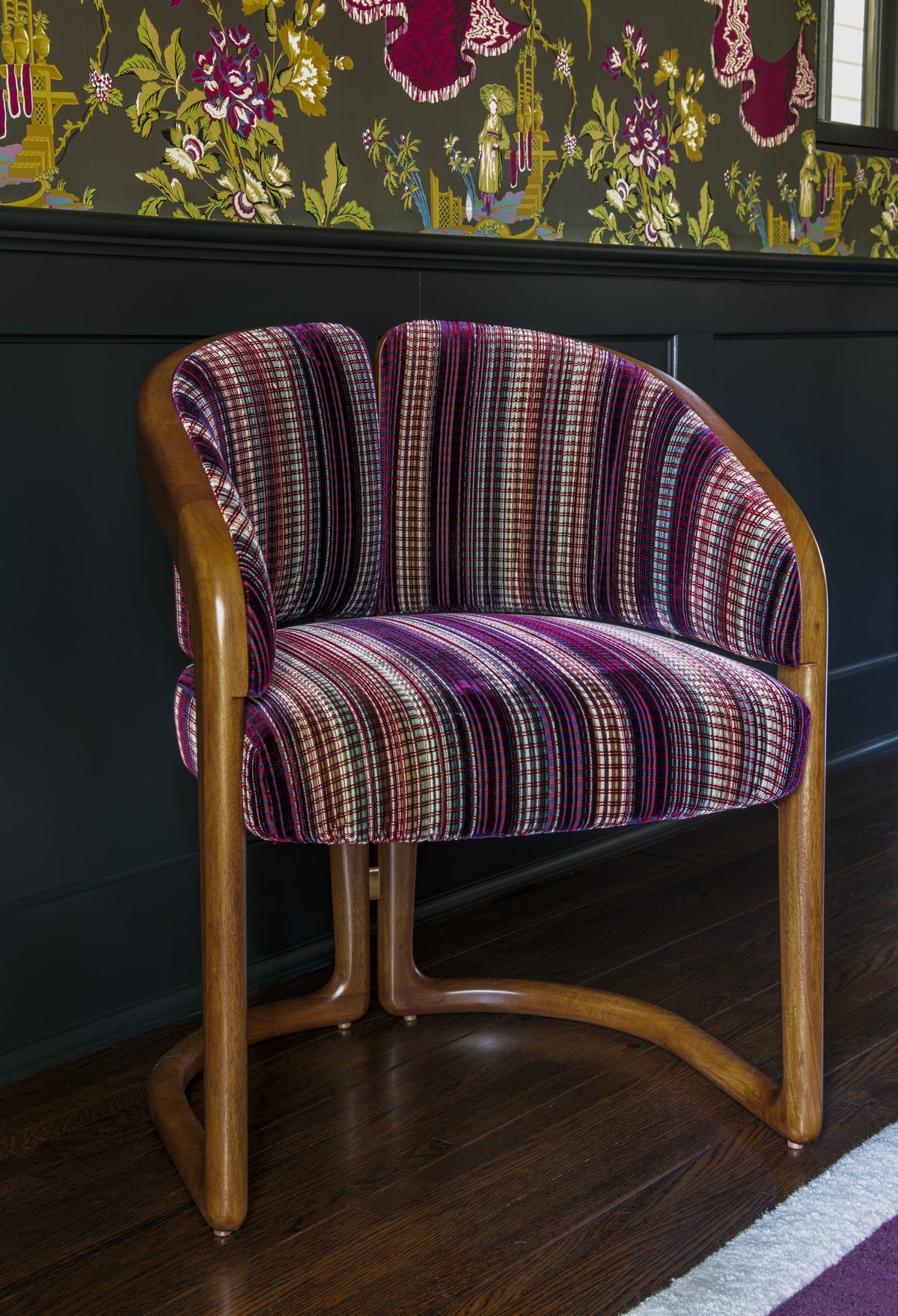 Hancock Park 01 — striped armchair