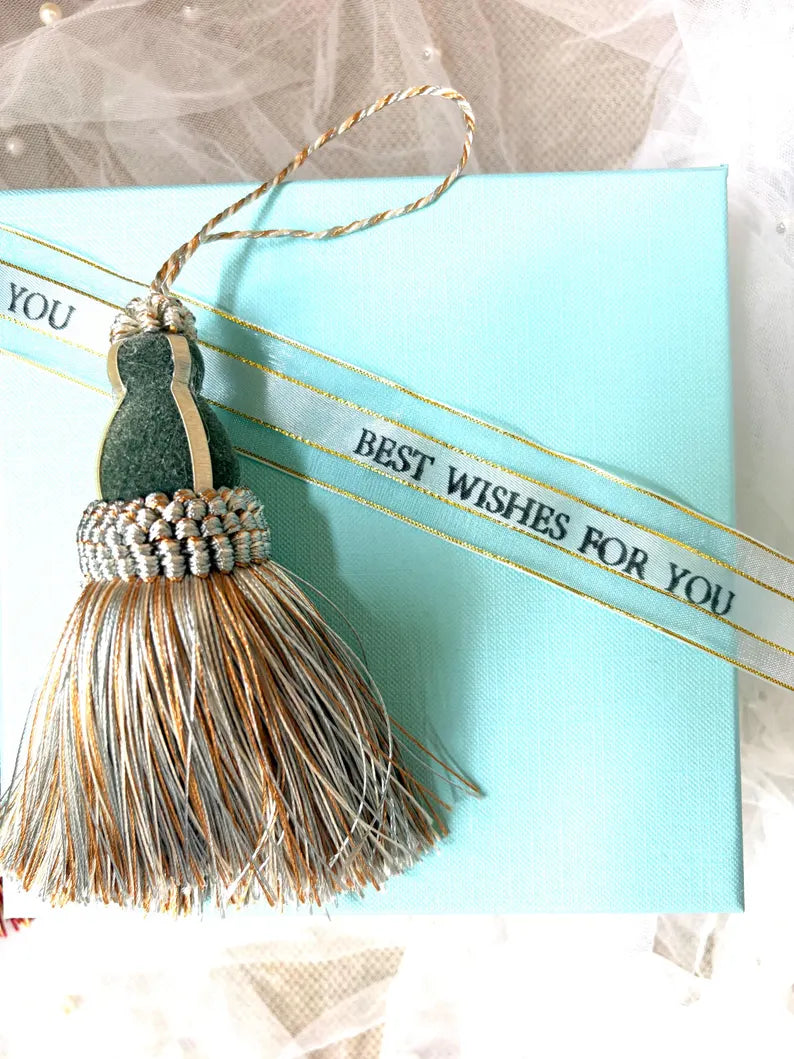 Vintage Small Key Tassel