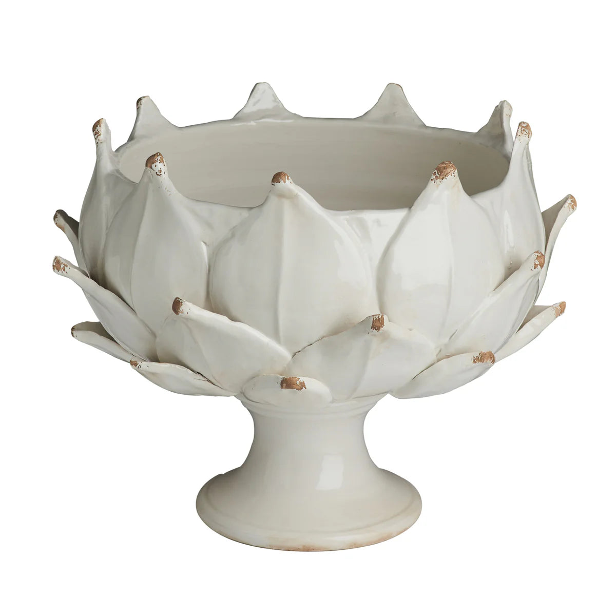 Gathered Garden Artichoke Planter Footed, Large