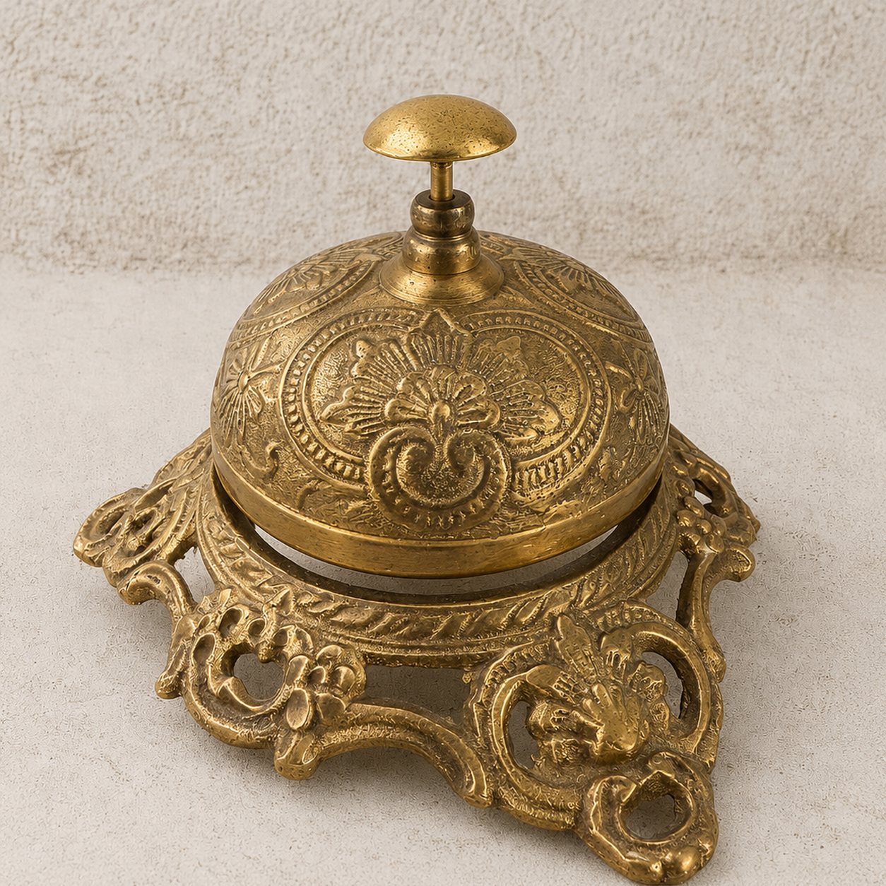 Vintage Brass Table Desk Bell