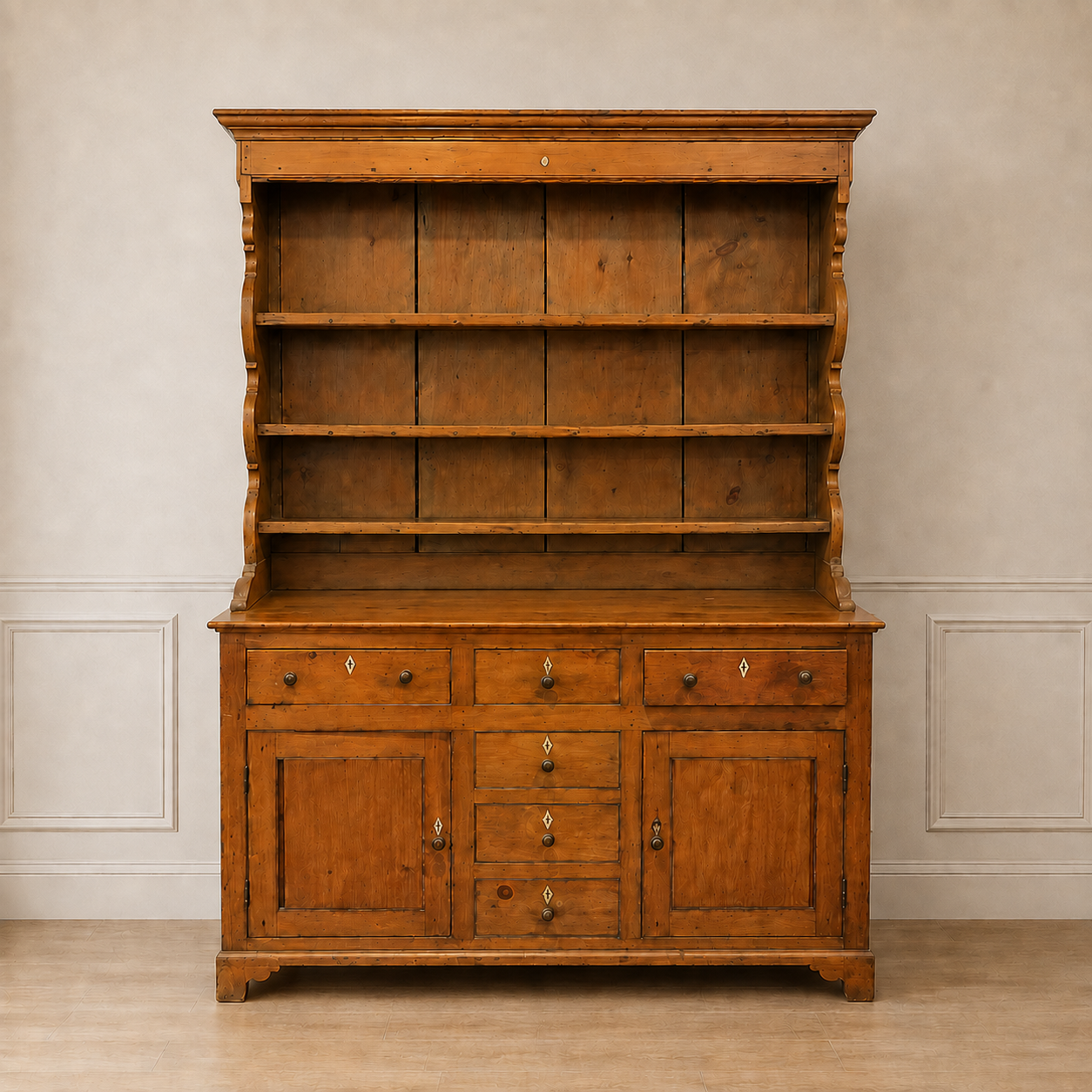 Vintage Welsh Oak Hutch