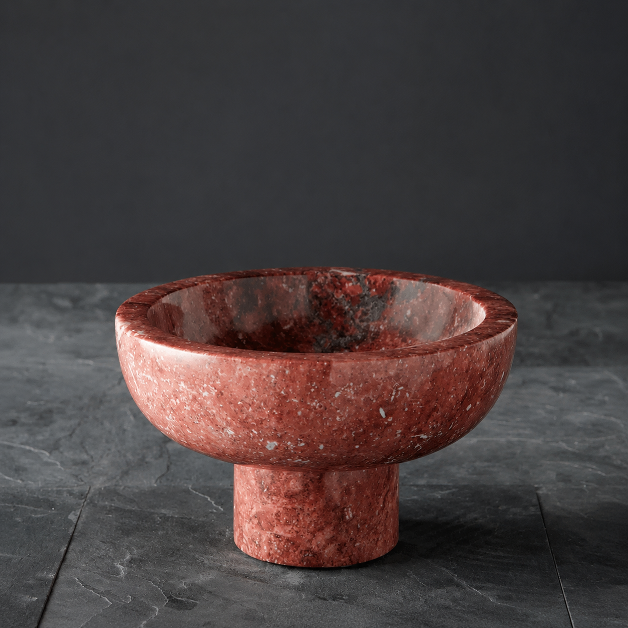 Rosa Noshera Marble Footed Bowl